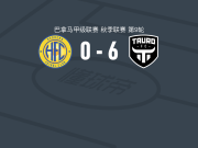 陶罗6-0狂胜埃雷拉取巴拿甲4连胜，Johused Penalba帽子戏法，让-巴尔加斯破门
