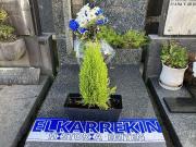 祭慰先灵，皇社夺冠后当地球迷为去世的球迷亲人墓碑挂上队旗