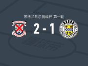 克莱德班克2-1逆转圣米伦U21，N. McLaughlin建功，B. Rossiter破门