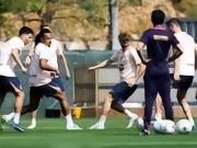 世体：巴萨完成训练备战赫塔费，拉菲尼亚和贝尔纳尔缺席