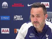 德泽尔比：五场比赛逆转局势并非完全不可能；特尔的态度很好