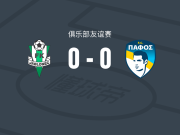 亚布洛内茨0-0帕福斯，双方握手言和