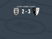 迈加瓦斯巴达女足3-2塞萨洛尼基女足，塞曼诺娃两球，德沃拉科娃破门