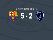 巴塞罗那女足5-2大胜巴黎FC女足，帕约尔双响，卡罗琳-汉森1射2传