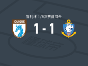 伊基克1-1安托法加斯塔，加里多破僵，班德斯扳平