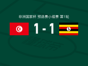 突尼斯1-1乌干达，阿德姆-阿鲁打破僵局，罗格斯-马托救主