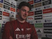 赖斯：埃泽对我们至关重要；希望赛季结束时能留在榜首位置