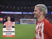 进球助马竞终结四连败，格列兹曼当选马竞3-2毕包全场最佳