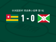 多哥1-0布隆迪，德马内-卡里姆助球队取胜