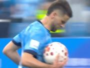 阿利米战云南玉昆点射扳回一球，收获大连英博生涯首球