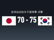 亚运女篮战报：韩国女篮75-70日本女篮，李海兰23+8