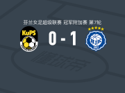 赫尔辛基女足1-0古比斯女足取芬女超4连胜，iiris holmstrom制胜球