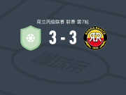 弗洛丁格3-3罗达拉尔特，Ebi Willemsen先拔头筹，Steve Schalkwijk扳平比分