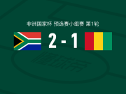 南非2-1几内亚，卡比尼、伊梅-奥孔破门