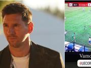 梅西在迈阿密观看科尔内利亚比赛直播，并远程为球队加油