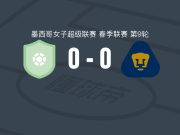 亚特兰特女足0-0美洲狮女足，秋色平分