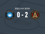 亚特兰大联2-0夏洛特，阿列克谢-米兰丘克建功，库珀-桑切斯锁定胜局