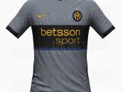 国米下赛季二客球衣曝光：铁灰色调，色彩灵感源自大罗时代战袍