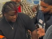 图片报：于帕的朋友观战欧冠半决赛时被一玻璃瓶砸中，头破血流