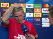 格列兹曼：我三次都没能把球打进，相信次回合球能进