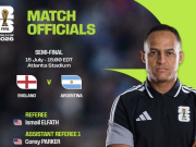 World Cup semi-final England vs. Argentina referee: American referee Alfals officiated.