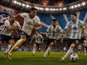 England vs. Argentina betting odds: England win 2.35, Argentina win 2.94