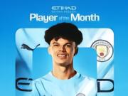 4场1球1助3零封，尼科-奥赖利当选曼城4月最佳球员