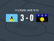 圣卢西亚3-0大胜瓜德罗普，多纳万-菲利普、裘德-博伊德建功