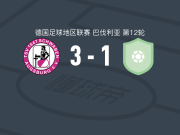 施瓦本奥格斯堡3-1DJK维勒兹，Michael Schäfer双响，Y. H-Wold破门