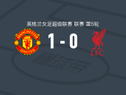 曼联女足1-0利物浦女足，齐焦蒂-奥尔默助球队取胜