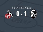 弗赖堡女足1-0科隆女足，布鲁诺尔德制胜