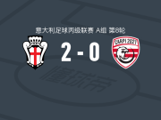 韦尔切利2-0卡尔皮，Marco Bertoli建功，科科洛锁定胜局