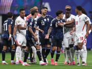Halftime report: England 0-0 Argentina, 0 shots on target, several intense exchanges between the two teams.