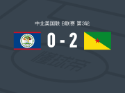 法属圭亚那2-0伯利兹，居伊-阿纳卡巴破门，朱尔斯-阿博锁定胜局