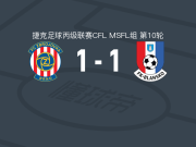 布尔诺二队1-1布兰斯科，lukas toman打破僵局，Antonin Plichta扳平比分