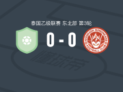 乌汶东方FC0-0孔敬，双方互交白卷