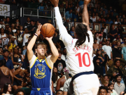 快船104-101险胜勇士，八村垒15分钟21+5，库里10分