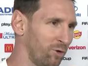 Messi: My parents are watching us from home, and the distance has actually given me a different perspective.