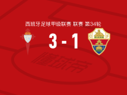 塞尔塔3-1埃尔切，博尔哈-伊格莱西亚斯、阿斯帕斯破门