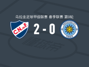 乌拉圭民族2-0蒙得维的亚城力矩取乌拉甲3连胜，托马斯-比埃拉建功，马克西-戈麦斯锦上添花