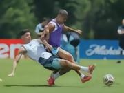 TyC: Argentina's starting players got a rest in the semi-final, while the substitutes had a relaxed training session.