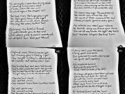 A bus driver hand-wrote a long poem as a gift to England: The lion neither boasts nor chases fame or fortune.