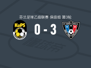 图尔库国际B队3-0大胜古比斯青年队，内斯托里-梅尔托兰塔双响，阿罗-萨洛宁破门