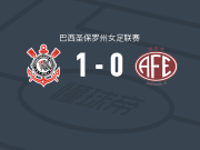 科林蒂安女足1-0费罗维亚里亚女足，约翰松制胜球