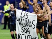 Morgan: Argentine fans are getting anxious, but Argentina losing the Falklands War isn't my fault.