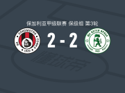 索菲亚火车头2-2弗拉察博特夫，恩特洛首开记录，格奥尔基-明切夫救主