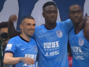 英博3-1山东，马莱莱、阿奇姆彭分别传射，卡扎伊什维利破门