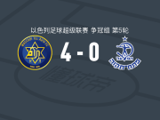 特拉维夫马卡比4-0大胜佩塔提克瓦工人，埃拉德-马德蒙、雷维沃破门
