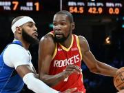 NBA中国赛：火箭135-117独行侠，杜兰特15分，弗拉格半场19+6