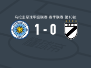蒙得维的亚城力矩1-0多瑙河，埃德松-罗德里格斯打进全场唯一进球